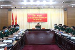 Hội nghị trực tuyến rút kinh nghiệm công tác bảo đảm huấn luyện toàn quân năm 2020